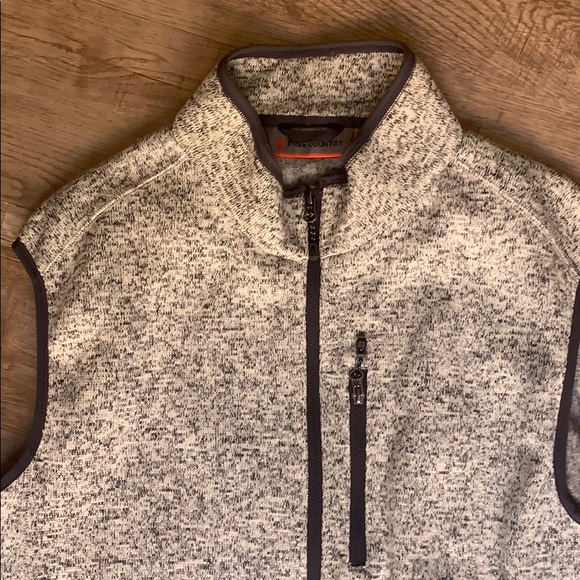 Fleece Gray Vest - Picture 2 of 2